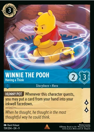 Winnie the Pooh - Having a Think #159/204 — Fabled