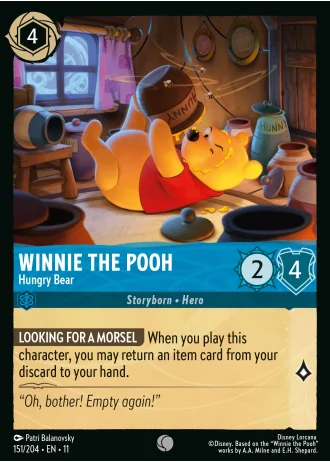 Winnie the Pooh - Hungry Bear #151/204 — Winterspell