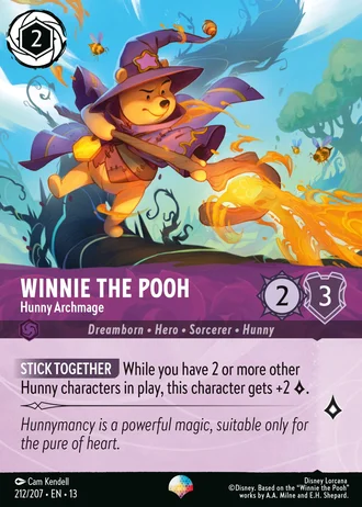 Winnie the Pooh - Hunny Archmage #212/261 — Attack of the Vine!