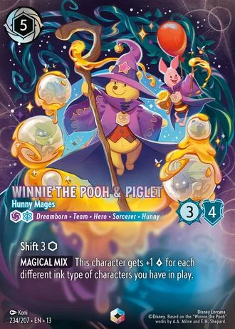 Winnie the Pooh & Piglet - Hunny Mages #234/261 — Attack of the Vine!