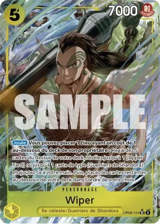 Wiper (OP06-114) (Reprint) — ONE PIECE CARD THE BEST (PRB01)
