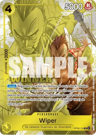 Wiper (OP08-110) (Alternative Art) — PROMO