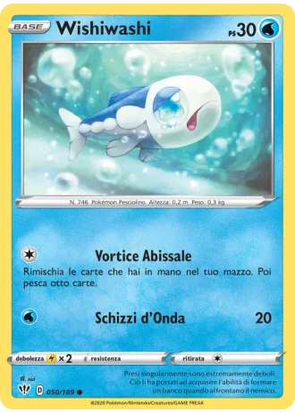 Wishiwashi #50/189 — Fiamme Oscure