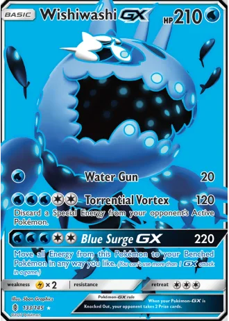 Wishiwashi GX #133 — Guardians Rising