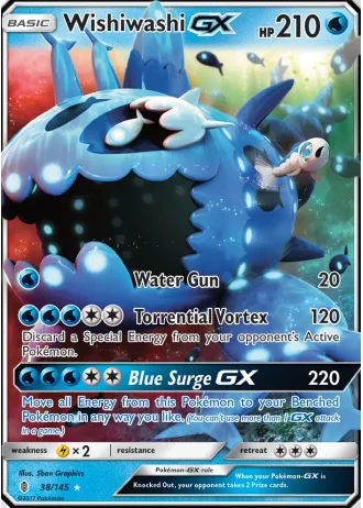 Wishiwashi GX #38 — Guardians Rising