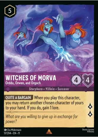 Witches of Morva - Orddu, Orwen, and Orgoch #57/204 — Winterspell