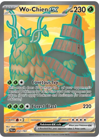 Wo-Chien ex #232/193 — Paldea Evolved