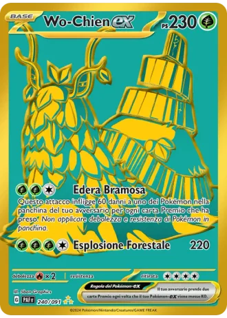 Wo-Chien ex #240 — Destino di Paldea
