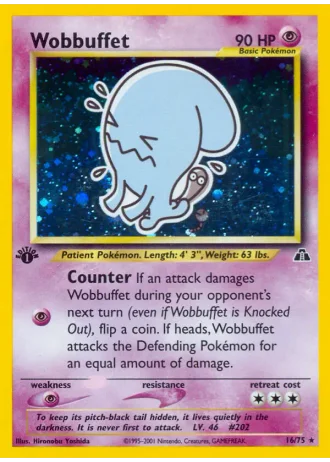 Wobbuffet #16/75 — Neo Discovery