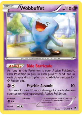 Wobbuffet #36/119 — Phantom Forces