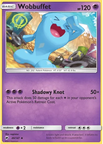 Wobbuffet #49 — Burning Shadows