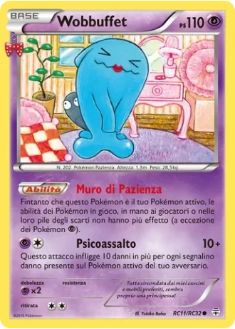 Wobbuffet RC11/32 — Radiant Collection (Generazioni)