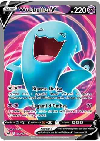 Wobbuffet V #191/202 — Spada e Scudo