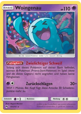 Woingenau #93/214 — Echo des Donners