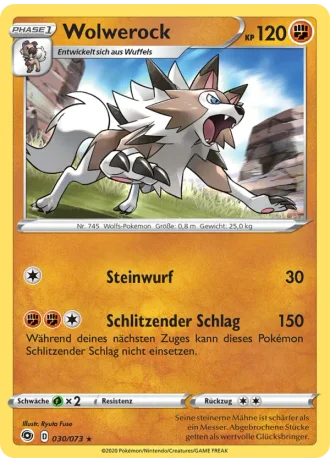 Wolwerock #30/73 — Weg des Champs