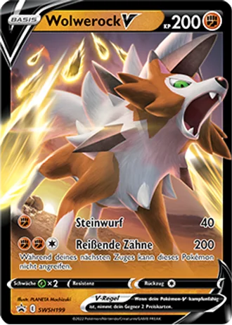Wolwerock V SWSH199 — Schwert & Schild Promos