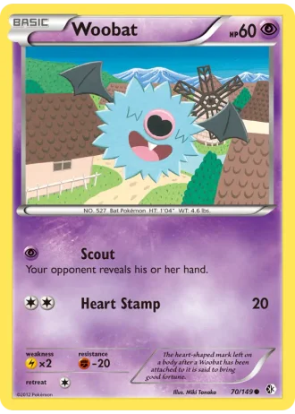 Woobat #70/149 — Boundaries Crossed