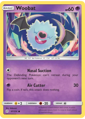 Woobat #87/236 — Cosmic Eclipse