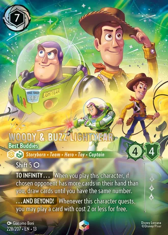 Woody & Buzz Lightyear - Best Buddies #228/261 — Attack of the Vine!
