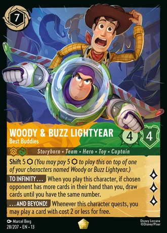 Woody & Buzz Lightyear - Best Buddies #28/261 — Attack of the Vine!