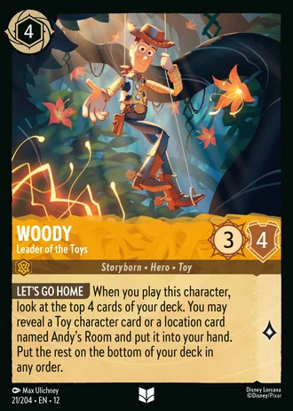 Woody - Leader of the Toys #21/257 — Wilds Unknown