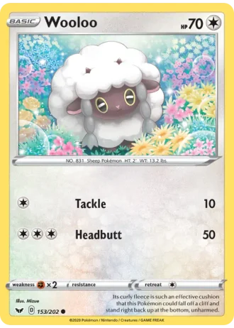 Wooloo #153 — Sword & Shield