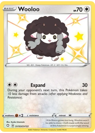 Wooloo SV103/122 — Shiny Vault (Shining Fates)