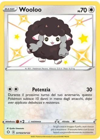 Wooloo SV103/122 — Tesoro Cromatico (Destino Splendente)