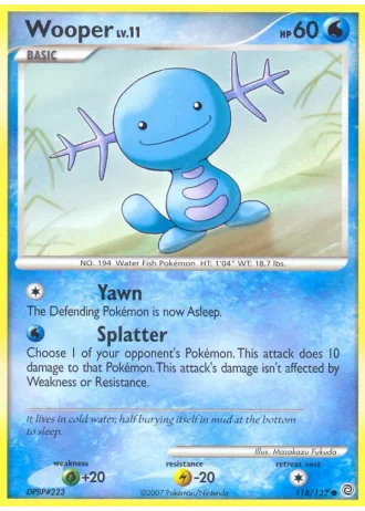 Wooper #118/132 — Prodigi Segreti