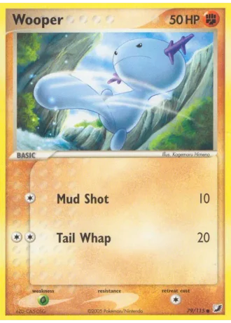 Wooper #79/115 — EX Forze Segrete