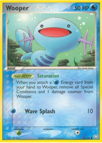 Wooper #81/109 — Team Rocket Returns