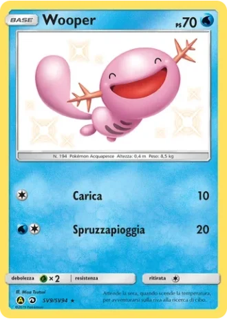 Wooper SV9/94 — Tesoro Cromatico (Destino Sfuggente)