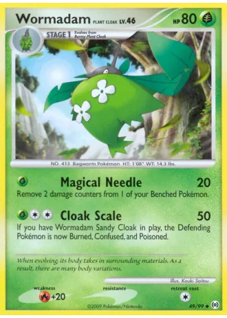 Wormadam Plant Cloak #49/99 — Arceus