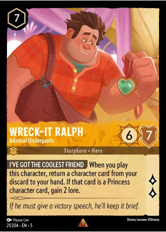 Wreck-It Ralph - Admiral Underpants #21/204 — Shimmering Skies