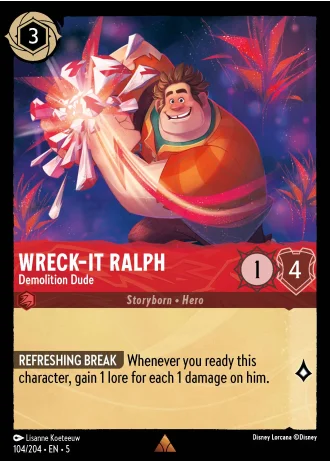 Wreck-It Ralph - Demolition Dude #104/204 — Shimmering Skies