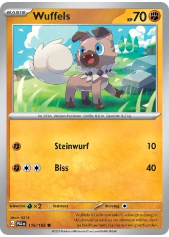 Wuffels #116/193 — Entwicklungen in Paldea