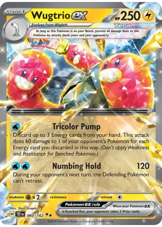 Wugtrio ex #060/162 — Temporal Forces