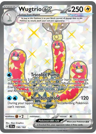 Wugtrio ex #190/162 — Temporal Forces