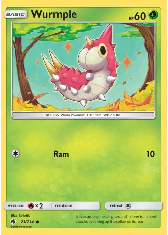 Wurmple #23 — Lost Thunder