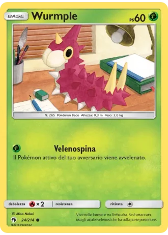 Wurmple #24/214 — Tuoni Perduti
