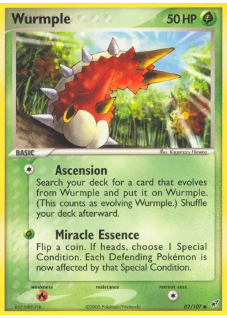 Wurmple #82/107 — EX Deoxys