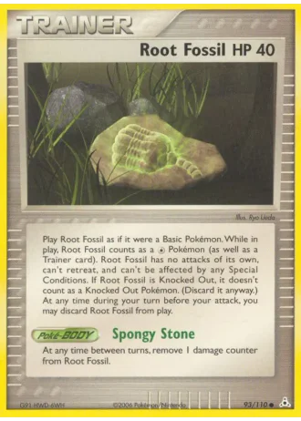 Wurzelfossil #93/110 — EX Holon Phantoms
