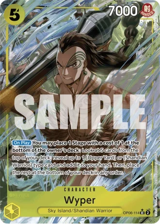 Wyper (OP06-114) (Full Art) — One Piece The Best (PRB01)