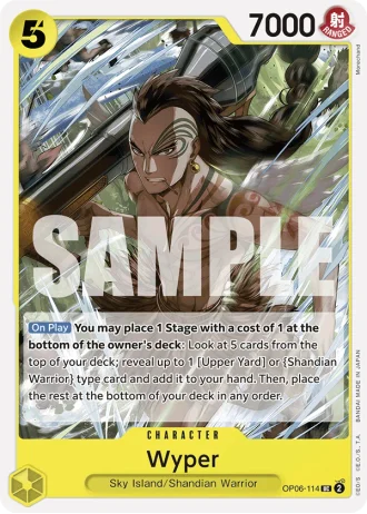 Wyper (OP06-114) (Reprint) — One Piece The Best (PRB01)
