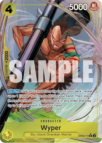 Wyper (OP08-110) (Alternative Art) — Two Legends (OP08)