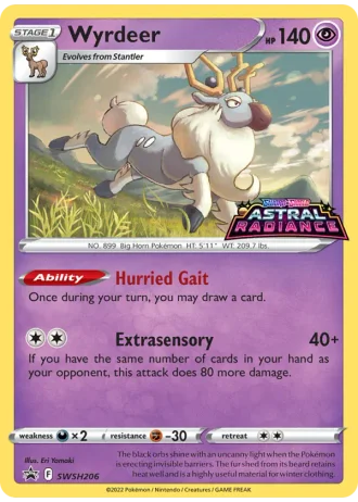 Wyrdeer (STAFF) SWSH206 — Sword & Shield Promos