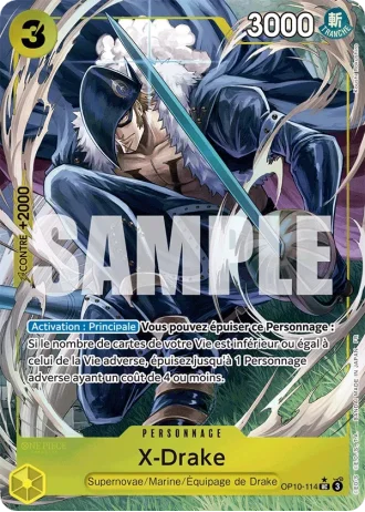 X-Drake (OP10-114) (Reprint) — ONE PIECE CARD THE BEST vol.2 (PRB02)