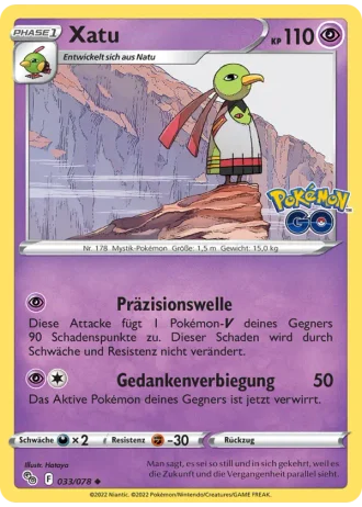 Xatu #033/78 — Pokémon GO