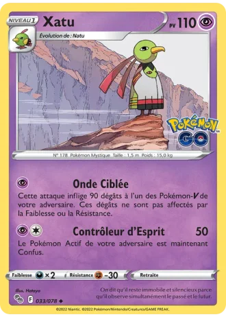 Xatu #033/78 — Pokémon GO