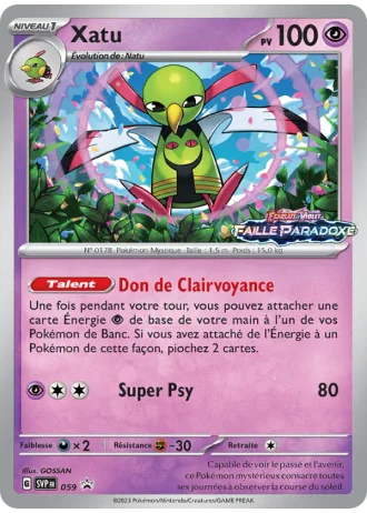 Xatu #059 — Écarlate & Violet Promos